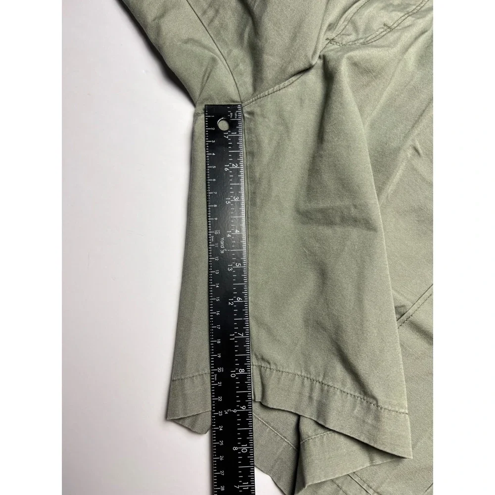 Woolrich Cargo Shorts Mens 38 Field Stone Grey Green 100% Cotton Utility 3012